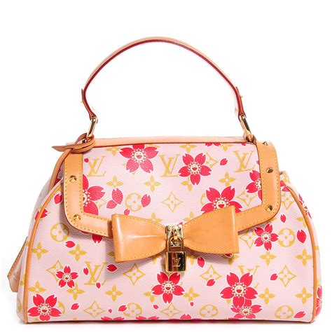 louis vuitton monogram cherry blossom sac|LOUIS VUITTON Monogram Cherry Blossom Sac Retro Bag Red .